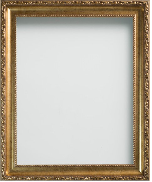 Brompton Wood Bevelled Picture Frame, 24" x 18", Gold