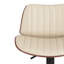 Tabouret de bar pivotant ajustable de style Mid-Century avec repose-pieds hydraulique Goulding