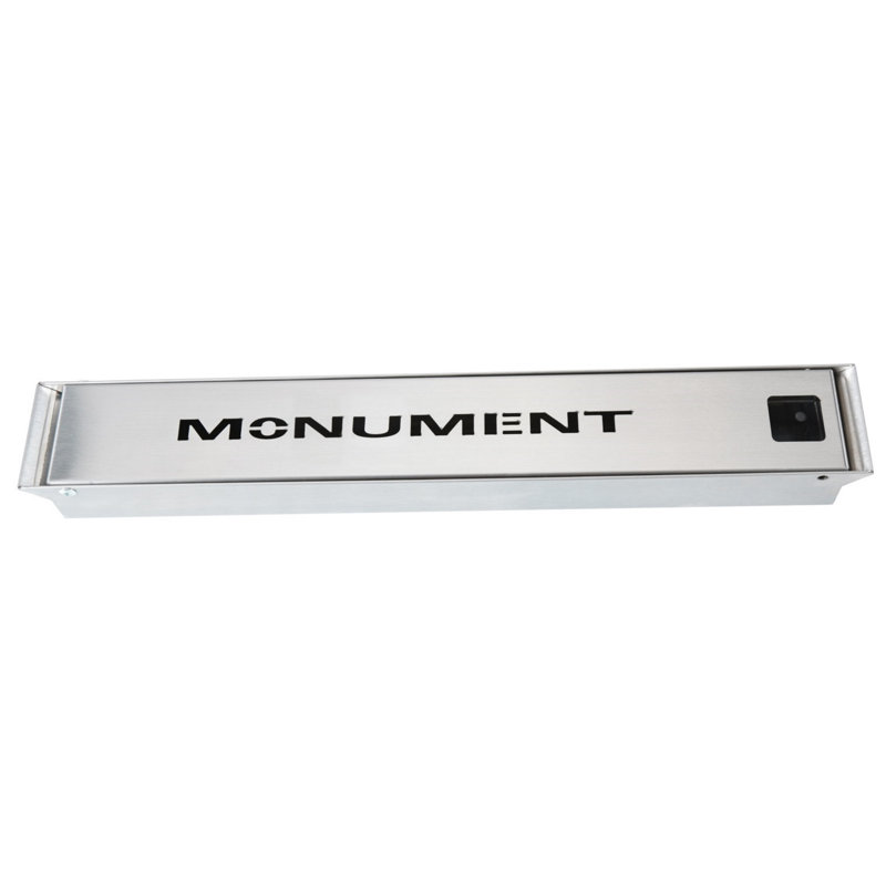 Barbecue au propane en acier inoxydable 6 + 1 brûleur avec boîte à fumée Monument 77352