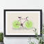 Lime Bicycle - Picture Frame Painting-62802708-62802711