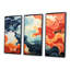 Encre liquide bleue et orange, encre liquide III-103153289-103153288