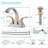 Centerset Faucet 2-handle Bathroom Sink Faucet with Drain Assembly-92300192
