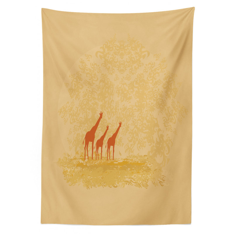 Giraffe Tablecloth, 84" L x 60" W
