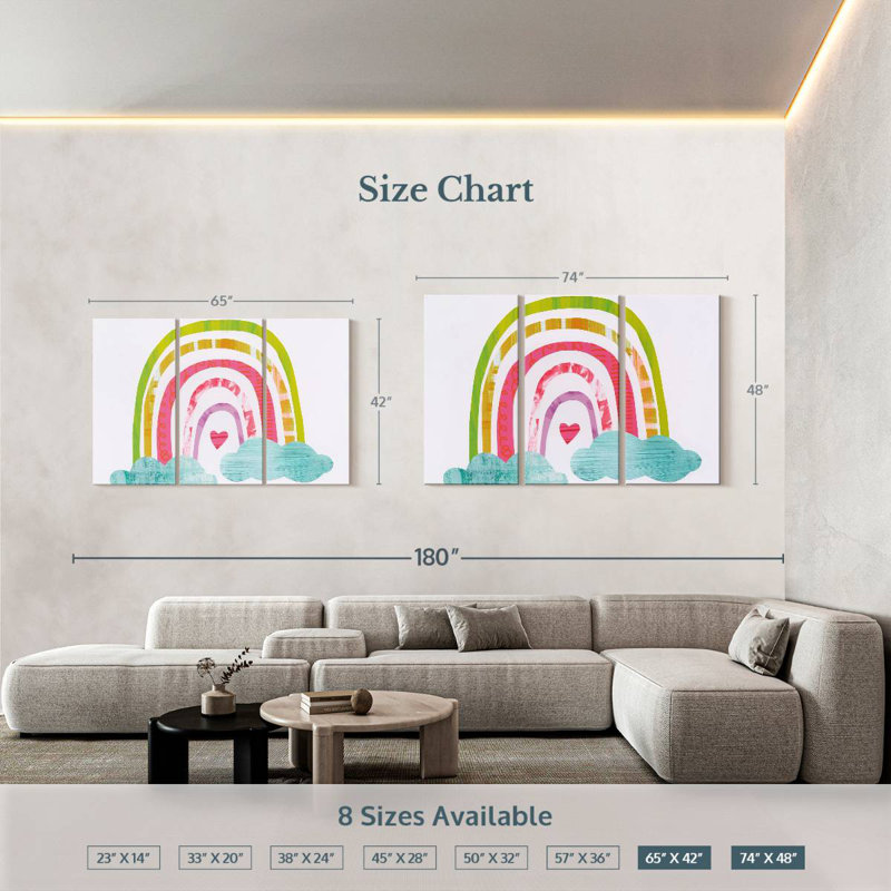 Ashelle Unicorn Magic II, 42" H x 65" W