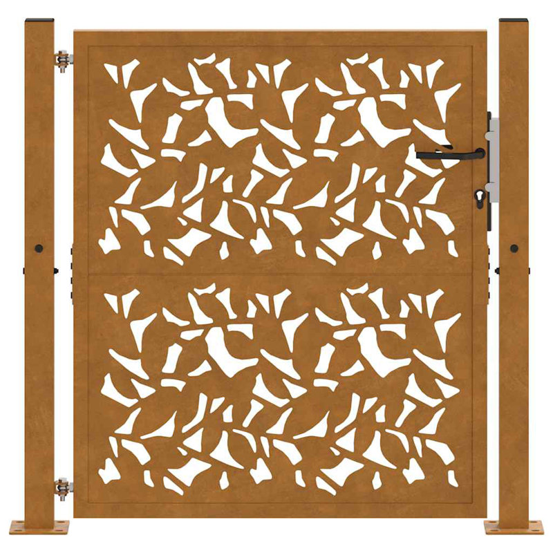 105 cm W Gate Fencing with 1 Panel(s) Included, 105 x 105 cm, Rusty
