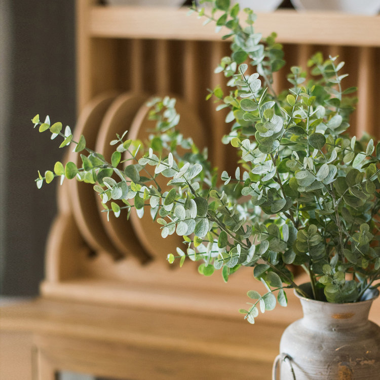 26.4'' Faux Eucalyptus Stem, 1 Stem