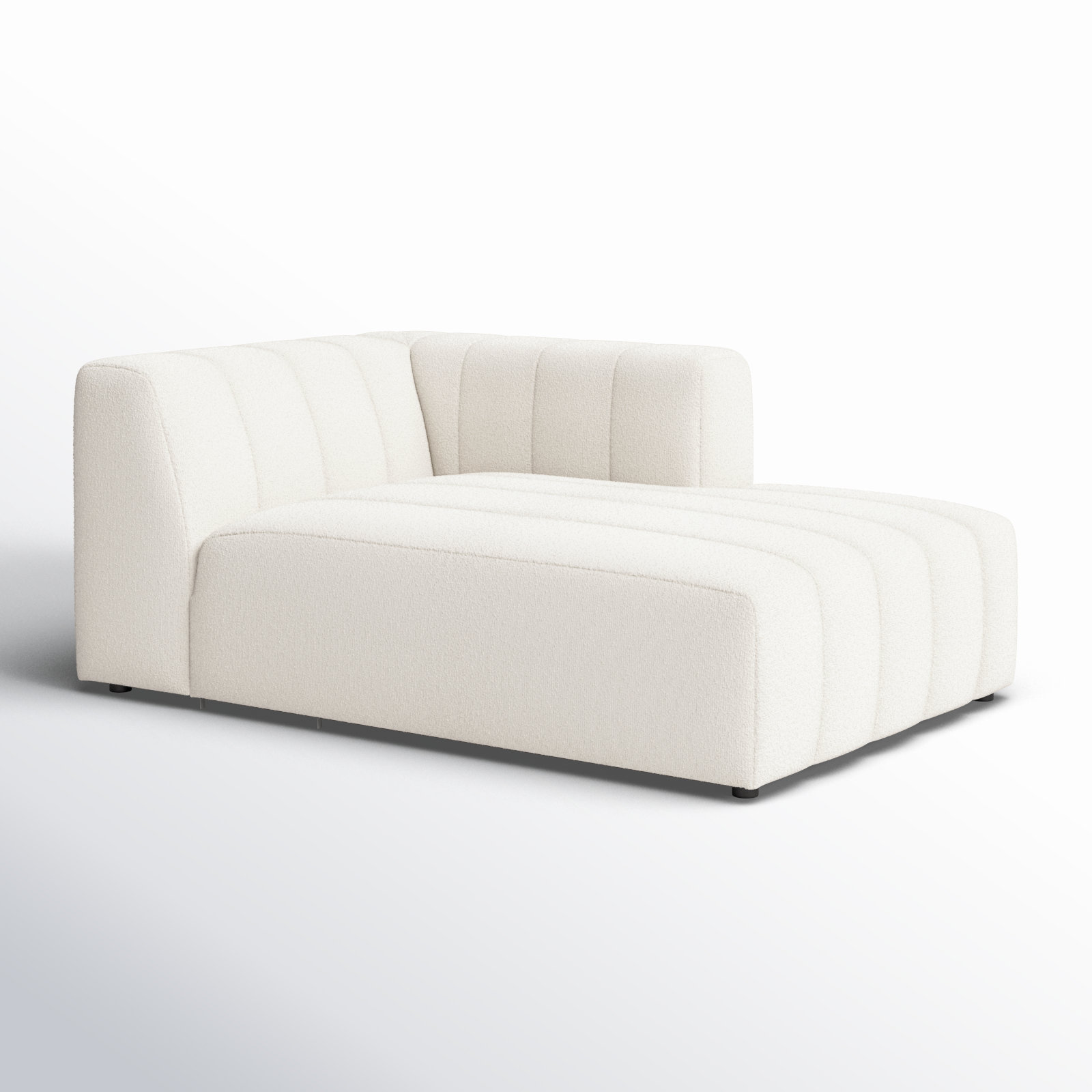 Bowry Chaise Lounge, Right Hand Facing, Fayette Cloud