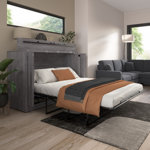 Arlex Murphy Cabinet Bed with Mattress