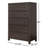 Clarinda Chene 5 Drawer Chest
