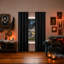 Panneau de rideau occultant avec passe-tringle Bergen-75407974-75407981