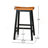 Wood 29" Saddle Stool