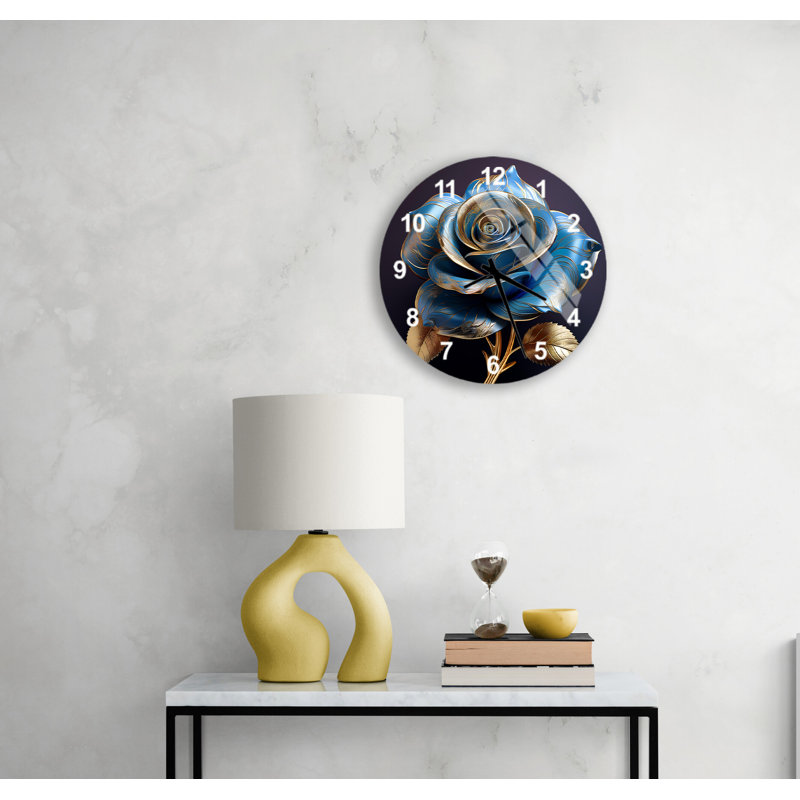 Horloge murale Glam, Blanc