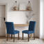 Ensemble de 2 chaises de salle à manger rembourrées avec garniture cloutée-37037536