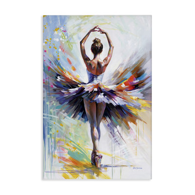  Prelude to Passion Ballet Canvas Wall Art by Leon Devenice