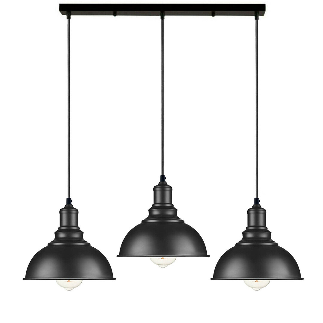 Vintage 3-Way Light Pendant for Kitchen Island - Modern Industrial Rustic Lighting by Brambly Cottage for Dining Room &  Bar