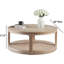 Ensemble de tables basses 2 pièces Tablette inférieure