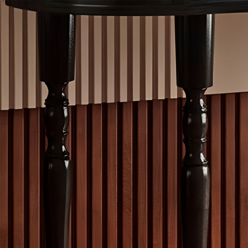 Retro Elegant Console Table, 35.43" H x 47.24" W x 11.81" D
