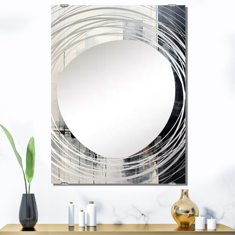 Cliney - Miroir mural décoratif gratte-ciel MIR142127, 40 po x 30 po