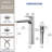 Single Hole Vessel Bathroom Faucet, Single Handle Vessel Bathroom Sink Faucet with Drain Assembly-130621763