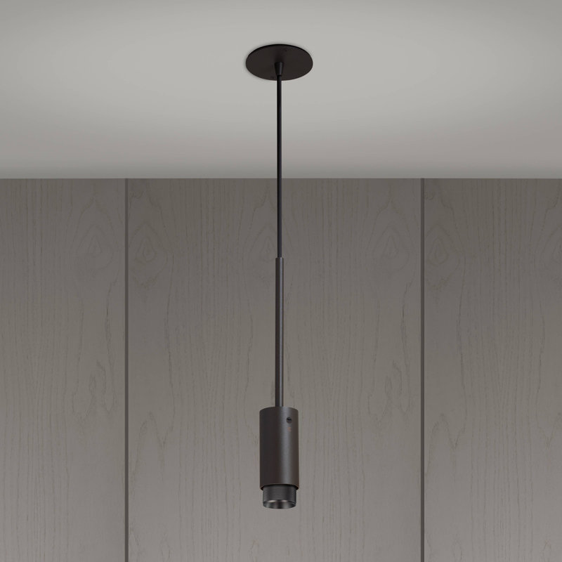 1 - Light Pendant, Smoked Bronze, Graphite