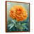 Cadre flottant brun, bois massif