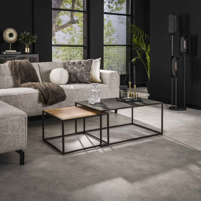 Faustino solid wood coffee table set