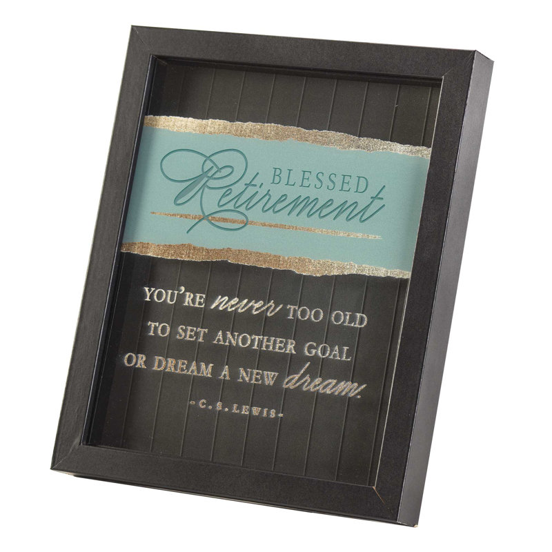 Davilyn Framed Art Blessed Retirement 8x10