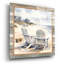  «Cape Cod Adirondack Chairs» par Nicole DeCamp, art mural en verre acrylique, 36 po x 36 po-126484930