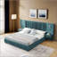Structure de lit tapissier grand avec tissu chenille-1335209928-1335209932