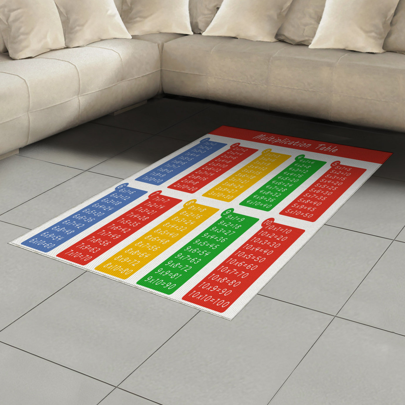 East Urban Home Ambesonne Educational Area Rug, Colourful Classroom ...