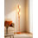 Lampe sur pied à intensité variable de style Mid-Century moderne avec 3 globes, lampe sur pied réglable à luminosité continue pour le salon, la chambre à coucher, le bureau, comprend 3 ampoules G9 et une base lestée stable