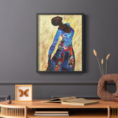 «Woman Strong IV», reproduction encadrée - bois massif