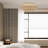 Bamboo Flush Mount Ceiling Light Fixture