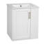 Armoire de salle de bain murale 20 "avec armoire latérale combinée, armoire de salle de bain avec porte à fermeture douce