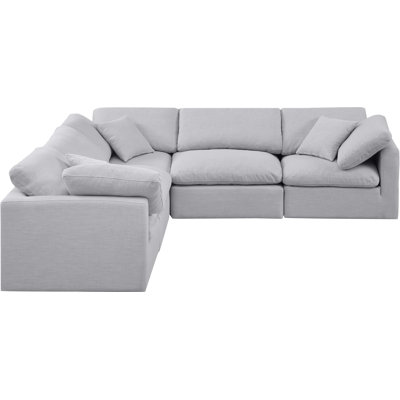 Hinami Upholstered L-Shaped Sectional Reversible