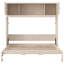Grand lit escamotable avec armoires de rangement-960242047