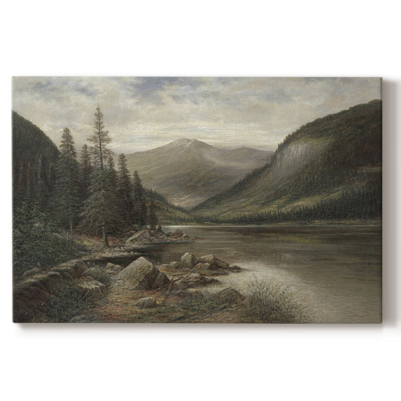 Paysage rétro - CDIL, H 41 po x l 61 po x P 1,5 po, Toile tendue