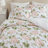 Martha Stewart Geranium Bloom Cotton Reversible Pink Duvet Cover Set-124987460