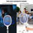 WBM SMART 2 in 1 Electric Bug Zapper, Mosquitoes Trap Lamp & Racket, USB Rechargeable Electric Fly Swatter