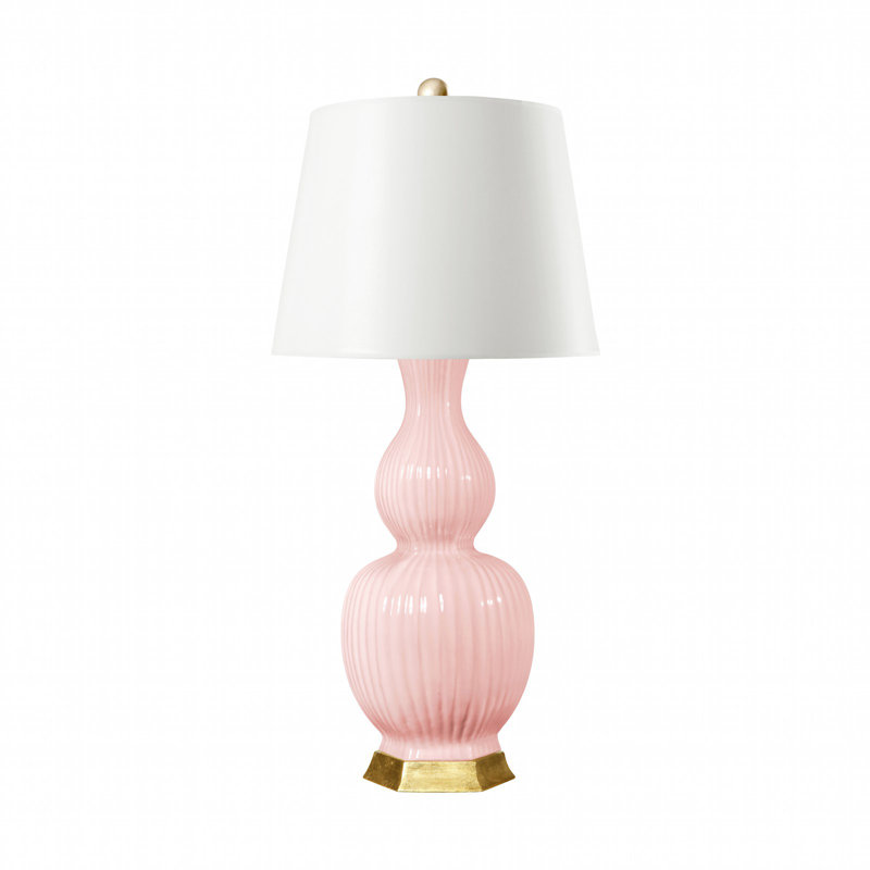 Delft Table Lamp, Pink