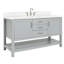 Meuble-lavabo simple avec plateau en quartz Abby-94003826-116272318-116272322