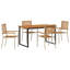  Garden Dining Set Solid Acacia Wood Furniture Outdoor Patio Seating-1664423169