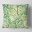 Carré, feuilles tropicales de Monstera - Coussin décoratif imprimé tropical-60158173