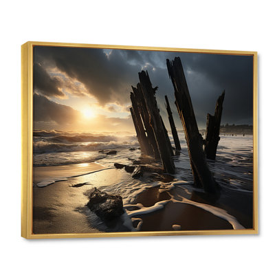 «Beach Photo Rockies IV» sur toile