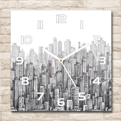 Glass Wall Clock
