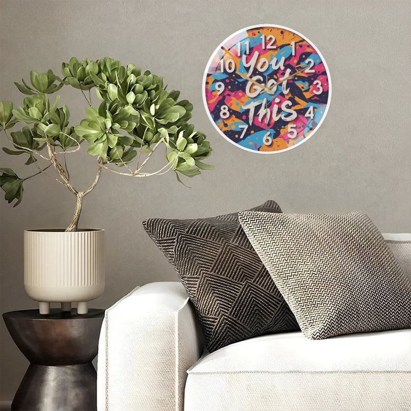 Horloge murale Motivational You Got This