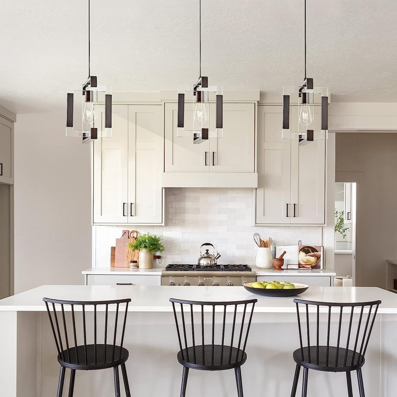 Luminaire suspendu noir 1 lumière