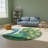 Peacock Animal Patterned Colorful Decorative Carpet-304920548