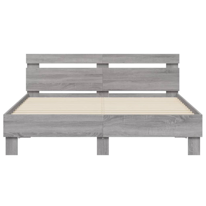 Ninabelle Bed, Grey Sonoma, King ( 150 x 200 cm)
