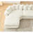 127''  Large Sectional Sofa ,Elegant Curved Design ,High-Resilience Foam ,Ten Back Cushions,L-Shape Left Sofa,No Assembly  Required(Soft Fabric)-943504275